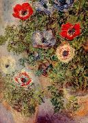 Claude Monet Still Life with Anemones